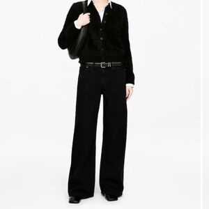 NWT: ARKET CLOUD LOOSE JEANS - BLACK